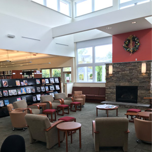 Monroe Township Public Library Fireplace